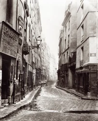 Rue Aumaire, von der Rue Volta, Paris, 1858-78